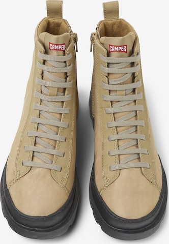 CAMPER Lace-Up Ankle Boots 'Brutus' in Beige
