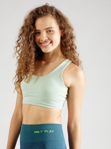 ONLY PLAY Bralette Sports Bra 'TAMI-2' in Green: front