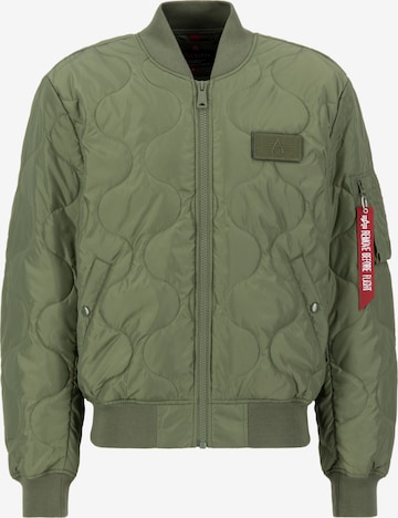 ALPHA INDUSTRIES Tussenjas in Groen: voorkant