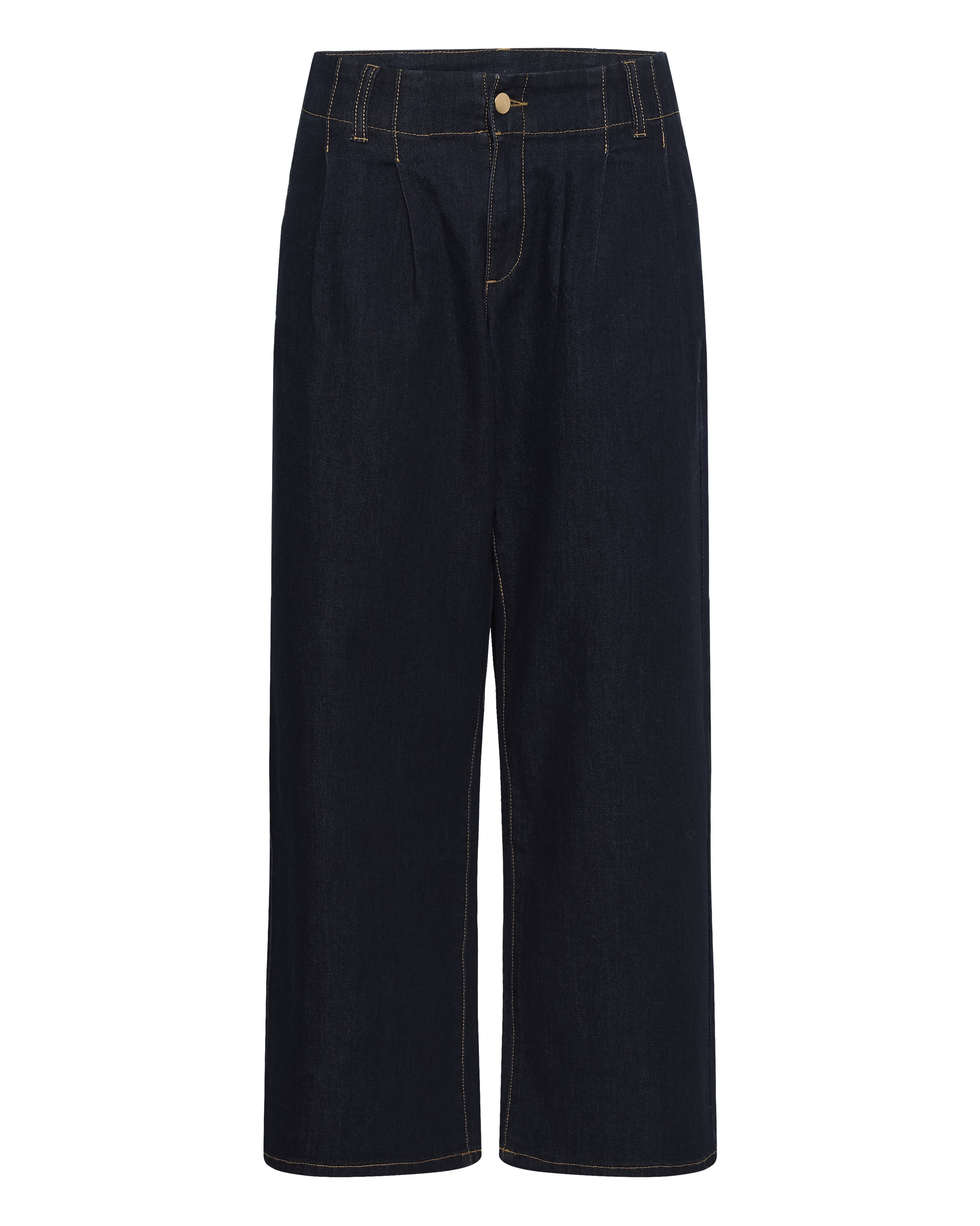 CULTURE Loose fit Pants 'Miran' in Blue: front