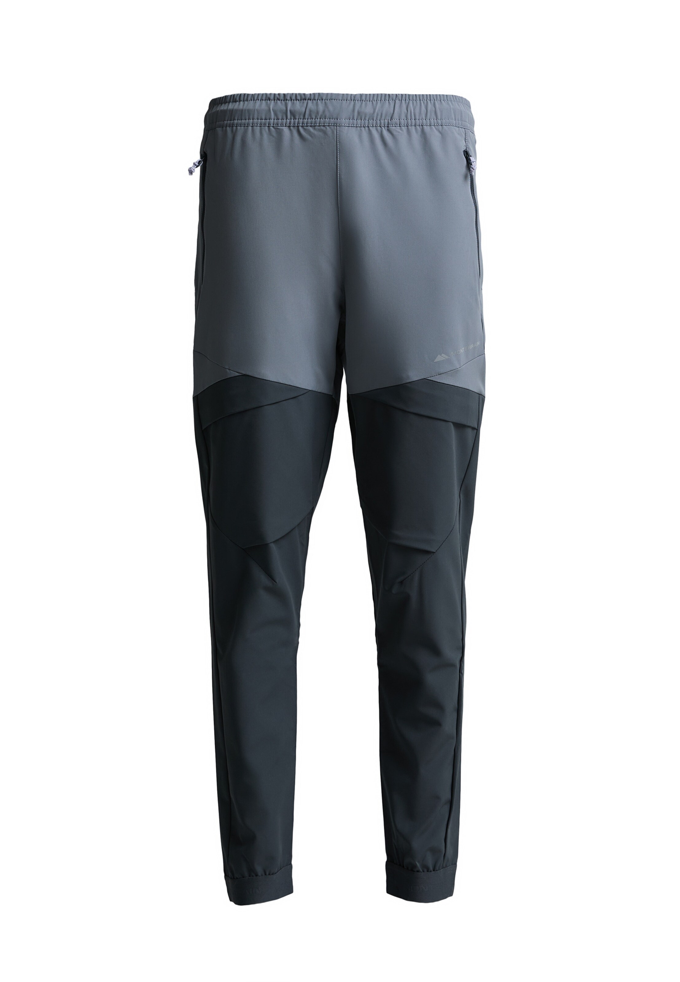 MONTERRAIN Regular Broek in Grijs: voorkant