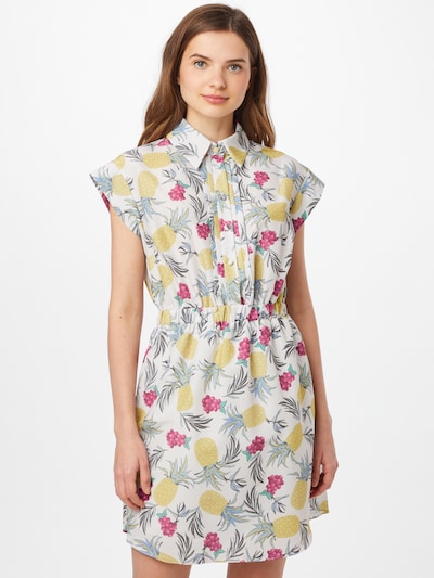 Rochie tip bluză Trendyol pe mai multe culori / alb, Vizualizare model