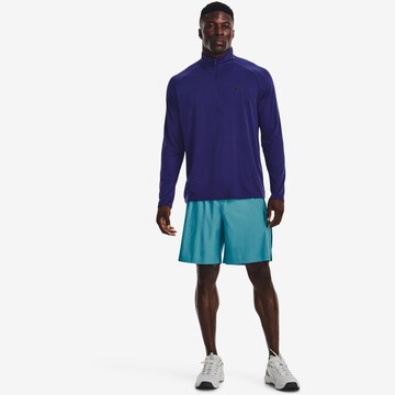 UNDER ARMOUR Regular Athletic Pants 'Tech Vent' in Blue