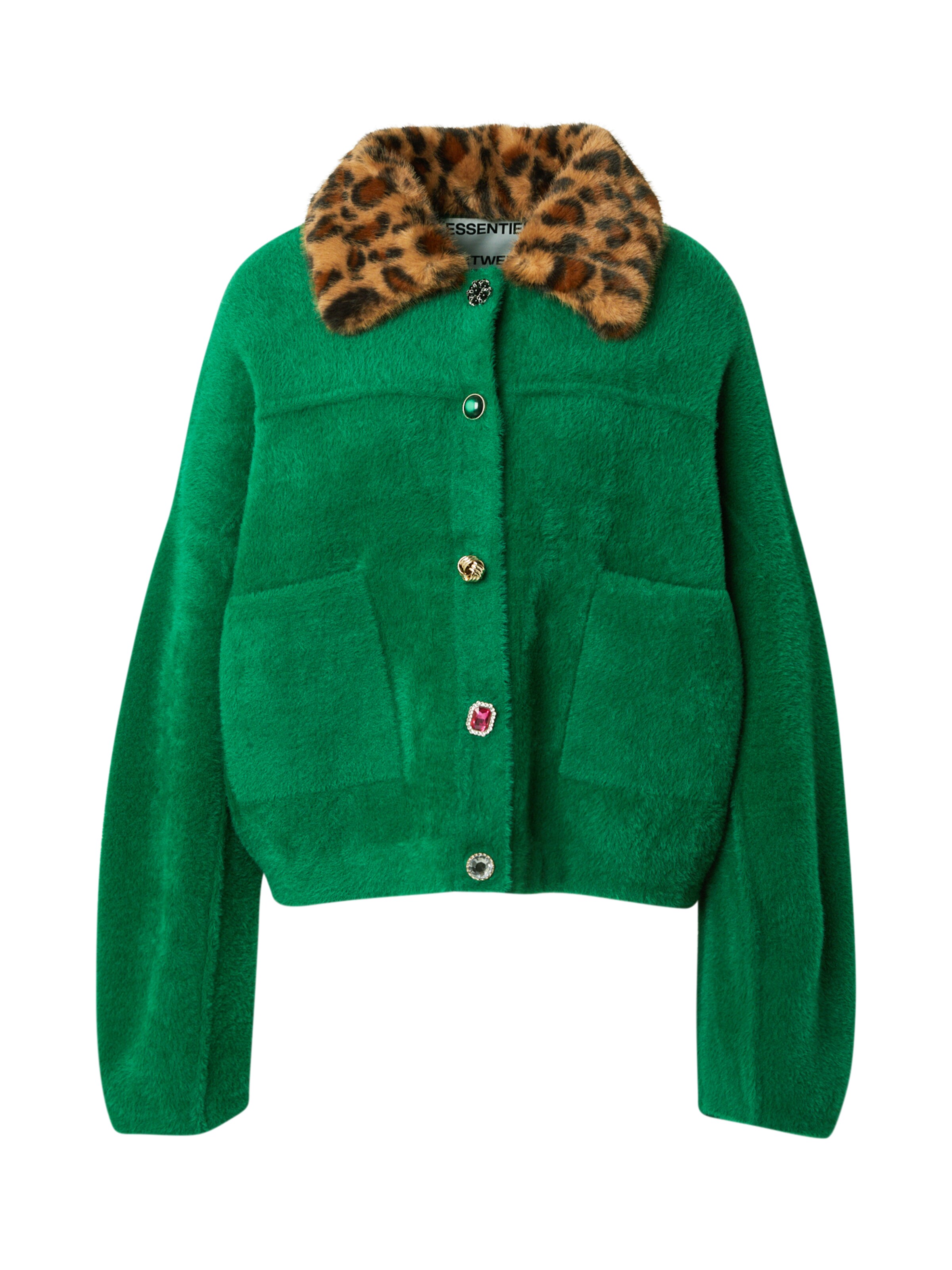 Essentiel Antwerp Tussenjas 'Intention' in Groen: voorkant