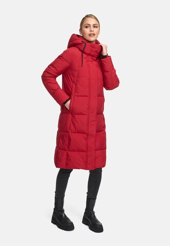 MARIKOO Winter coat 'Chumanii XVI' in Red