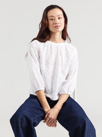ABOUT YOU Блузка 'Stella' в Белый: спереди