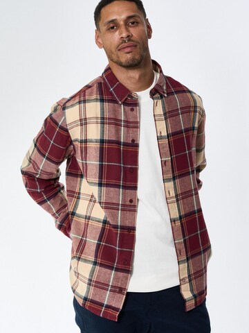 Legends Regular fit Overhemd 'Humphrey Flannel check shirt - Decadent Chocolate' in Gemengde kleuren