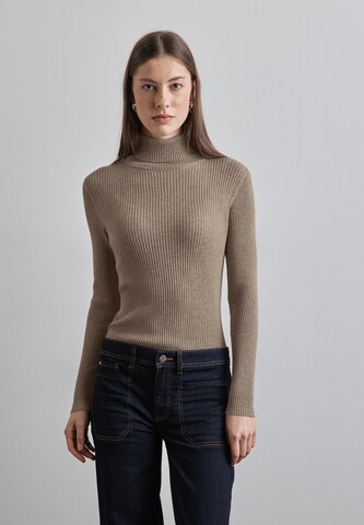 STREET ONE Pullover in Braun: Vorderseite
