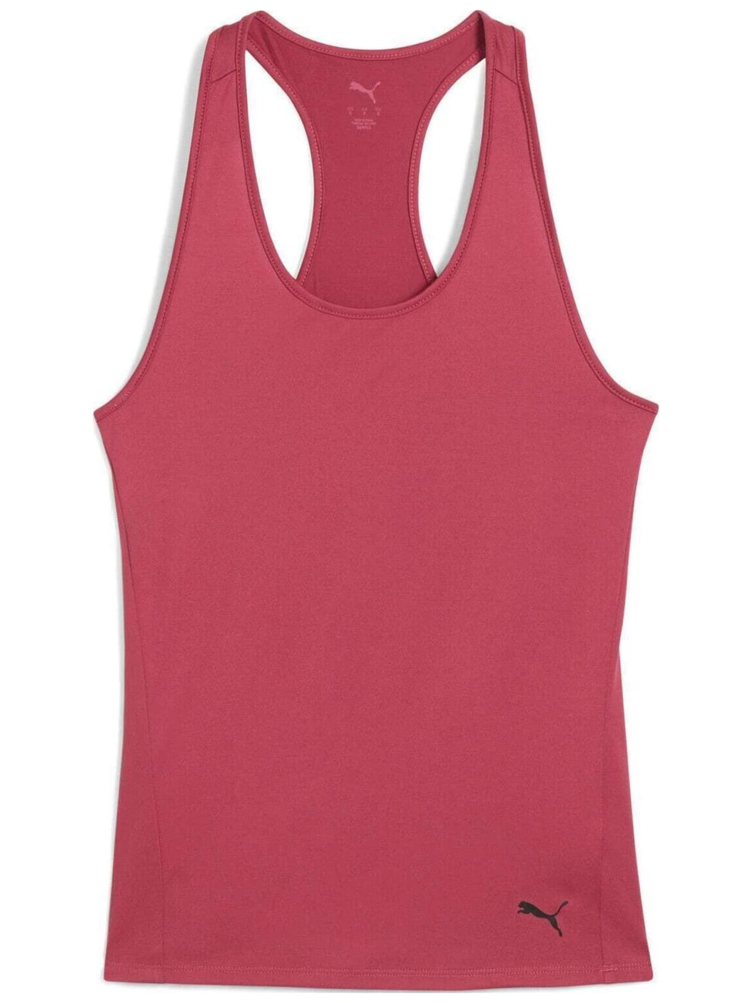 Top 'Puma W Tad Essential Racerback Tank Port' di PUMA in rosa: frontale
