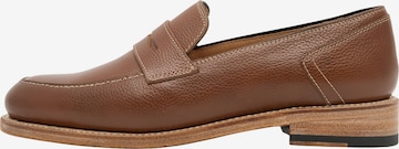 Henry Stevens Instappers 'Lee PL' in Bruin: voorkant