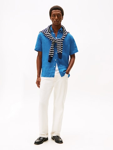 TOMMY HILFIGER Regular fit Overhemd in Blauw