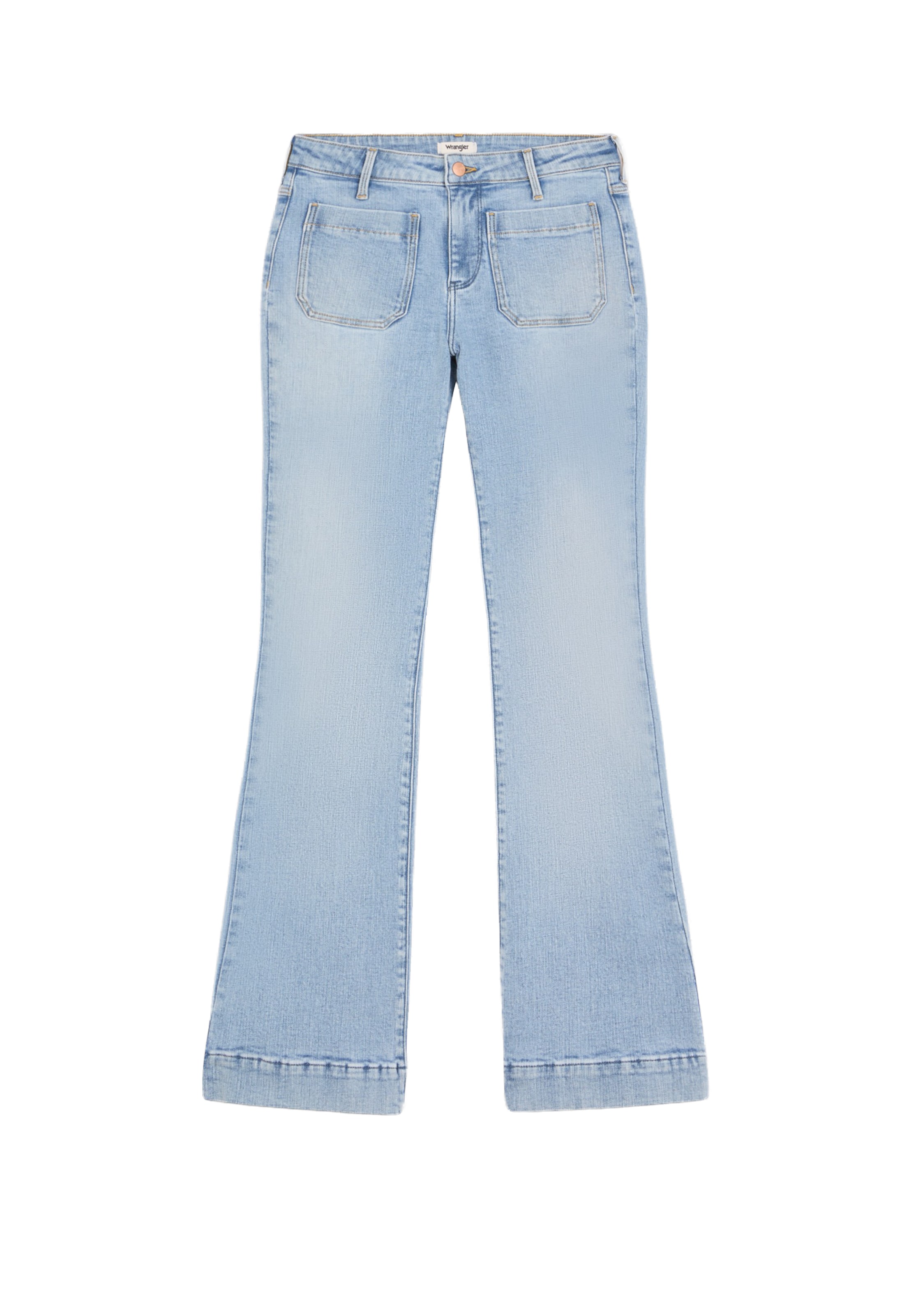 WRANGLER Jeans 'FLARE' in Blauw: voorkant
