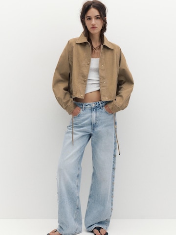 Pull&Bear Přechodná bunda – hnědá