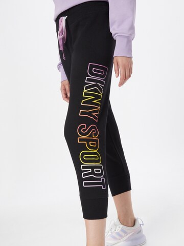 DKNY Performance Tapered Workout Pants in Black