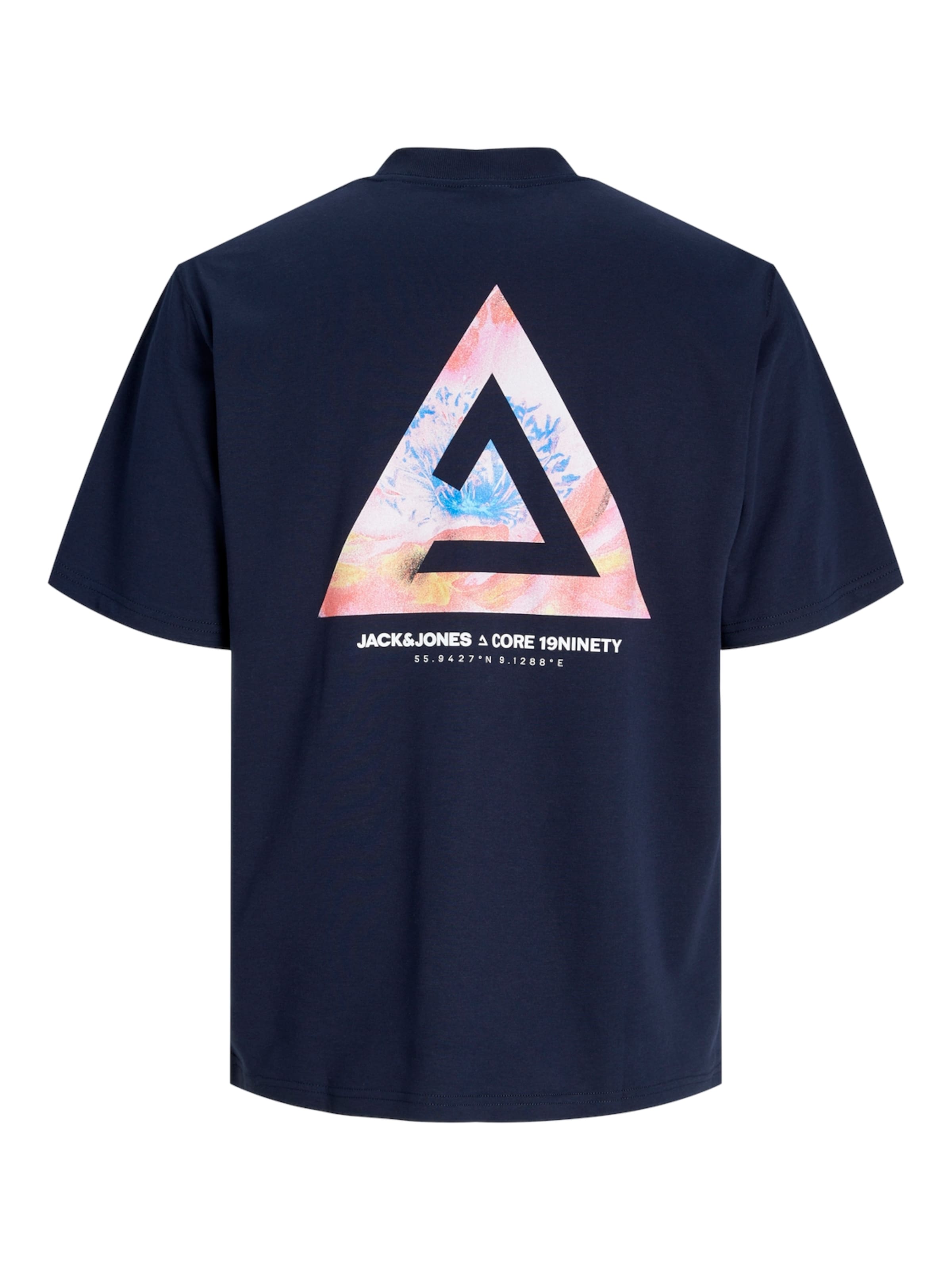 T-Shirt 'JJTriangle Summer' JACK & JONES en bleu
