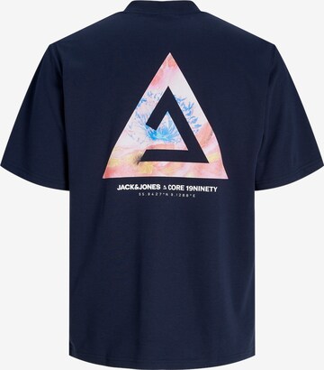 JACK & JONES - Camisa 'Triangle Summer' em azul