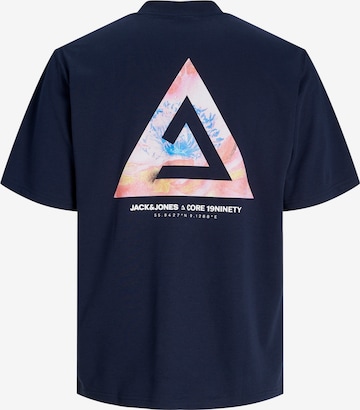 JACK & JONES Tričko 'Triangle Summer' - Modrá