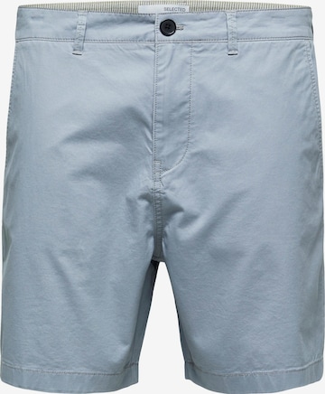 Pantalon chino SELECTED HOMME en bleu : devant