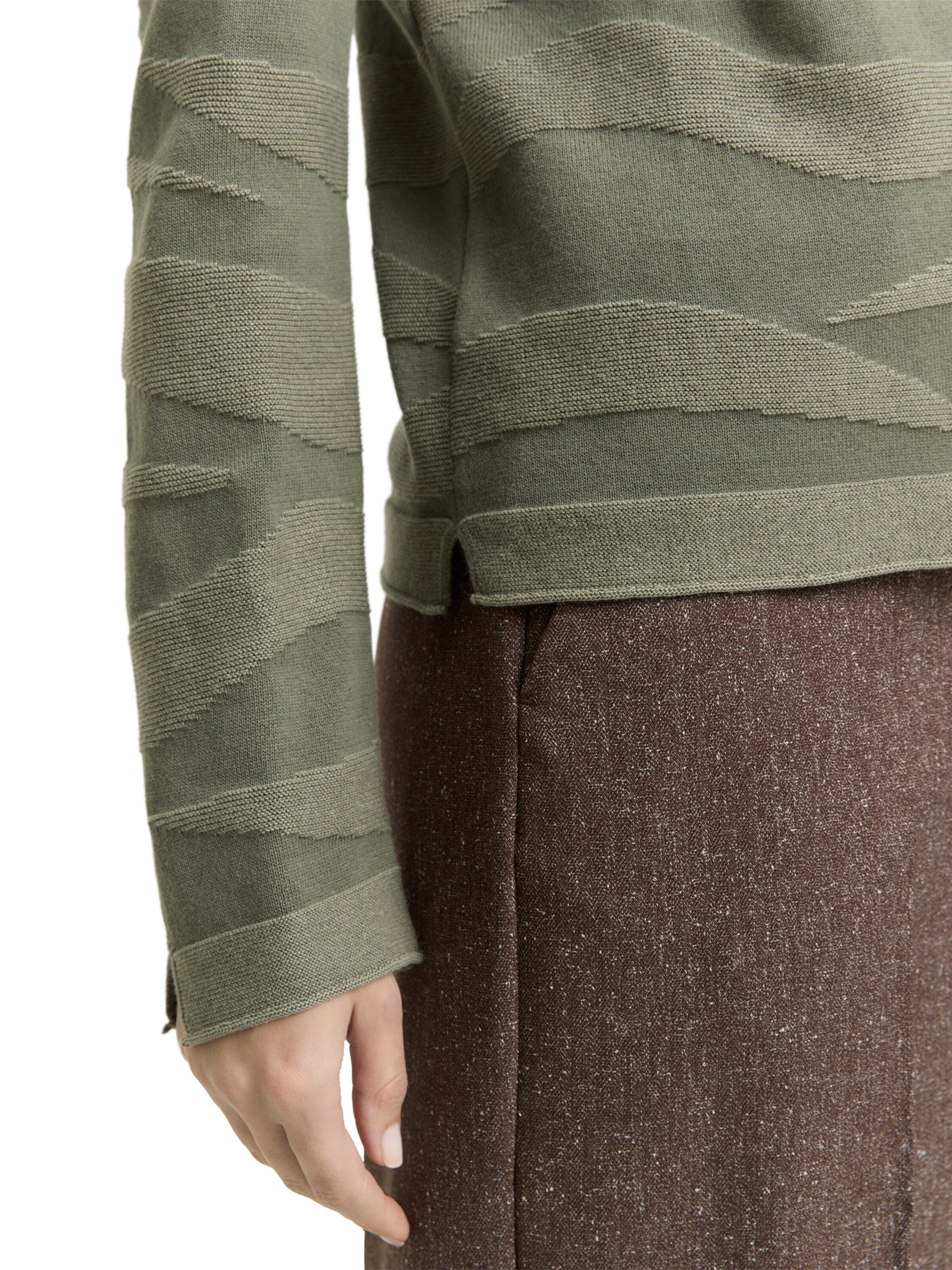 žalia TOM TAILOR Megztinis