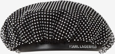 Karl Lagerfeld Шапка с периферия 'Evening' в черно / бяло, Преглед на продукта