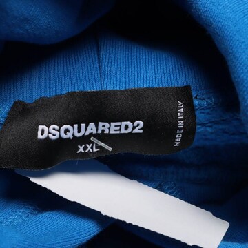 DSQUARED2 Sweatshirt & Zip-Up Hoodie in XXL in Blue