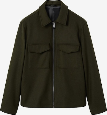 MANGO MAN Between-Season Jacket 'Mistra' in Green: front