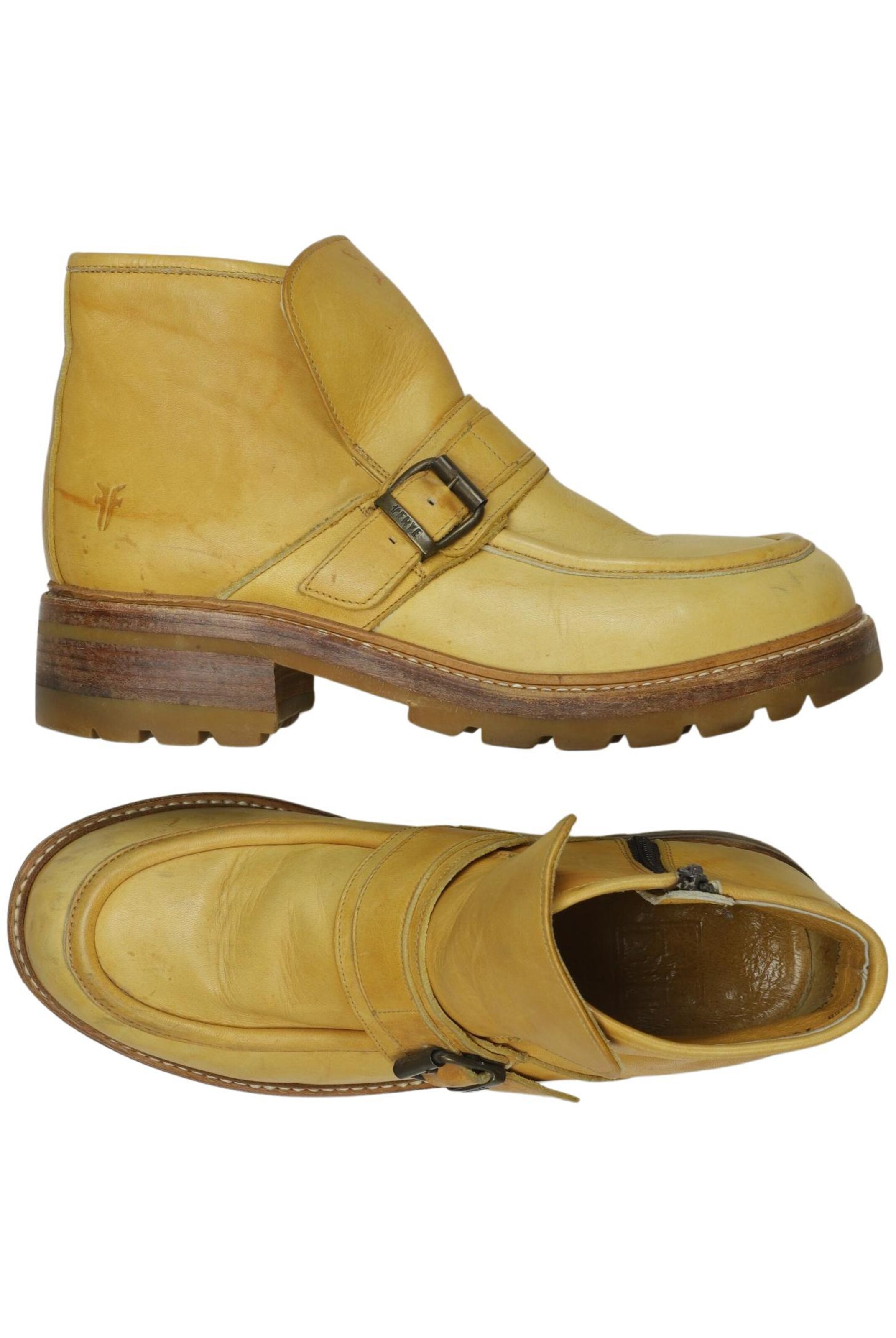 Frye Anke & Mid-Calf Boots in 45 in Yellow: front