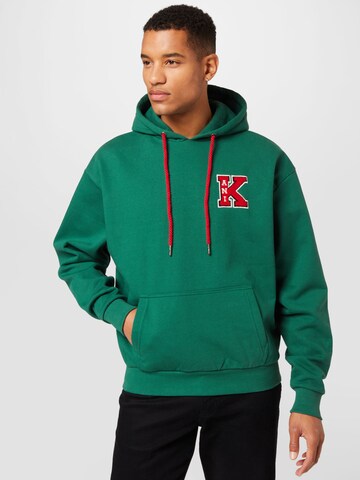 Karl Kani Sweatshirt in Green: front