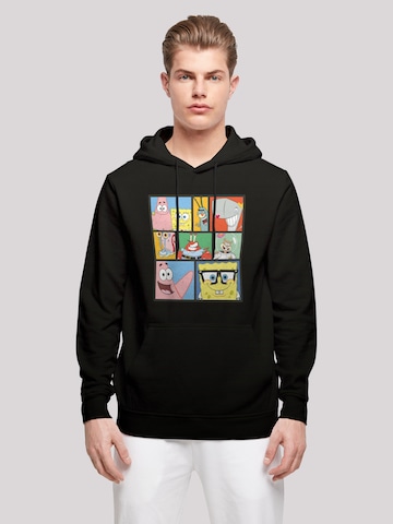 F4NT4STIC Sweatshirt in Zwart: voorkant