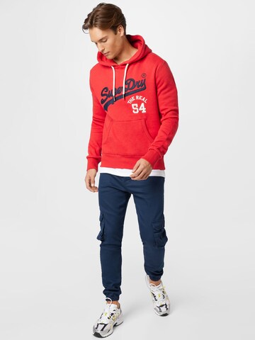 Sweat-shirt Superdry en rouge