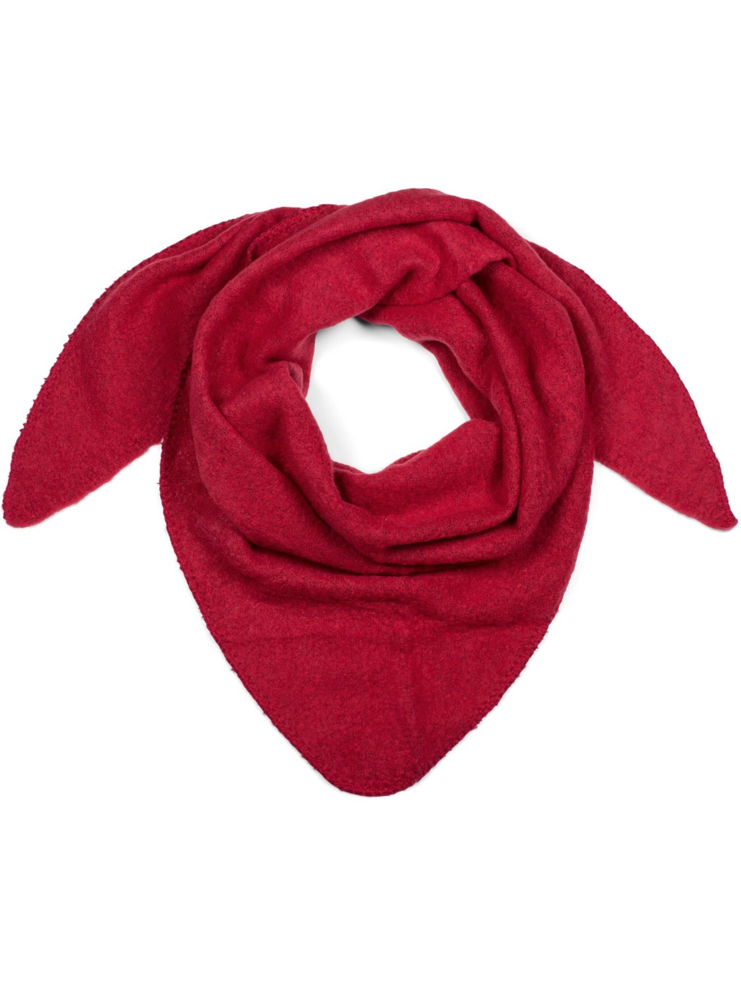 styleBREAKER Tuch 'Strick Dreiecktuch meliert'‌‌‌‌‌‌‌‌‌‌ in Rot: Vorderseite
