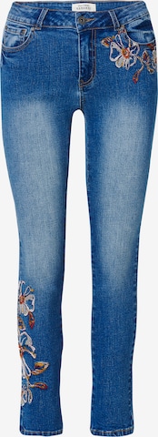 KOROSHISlimfit Traperice - plava boja: prednji dio