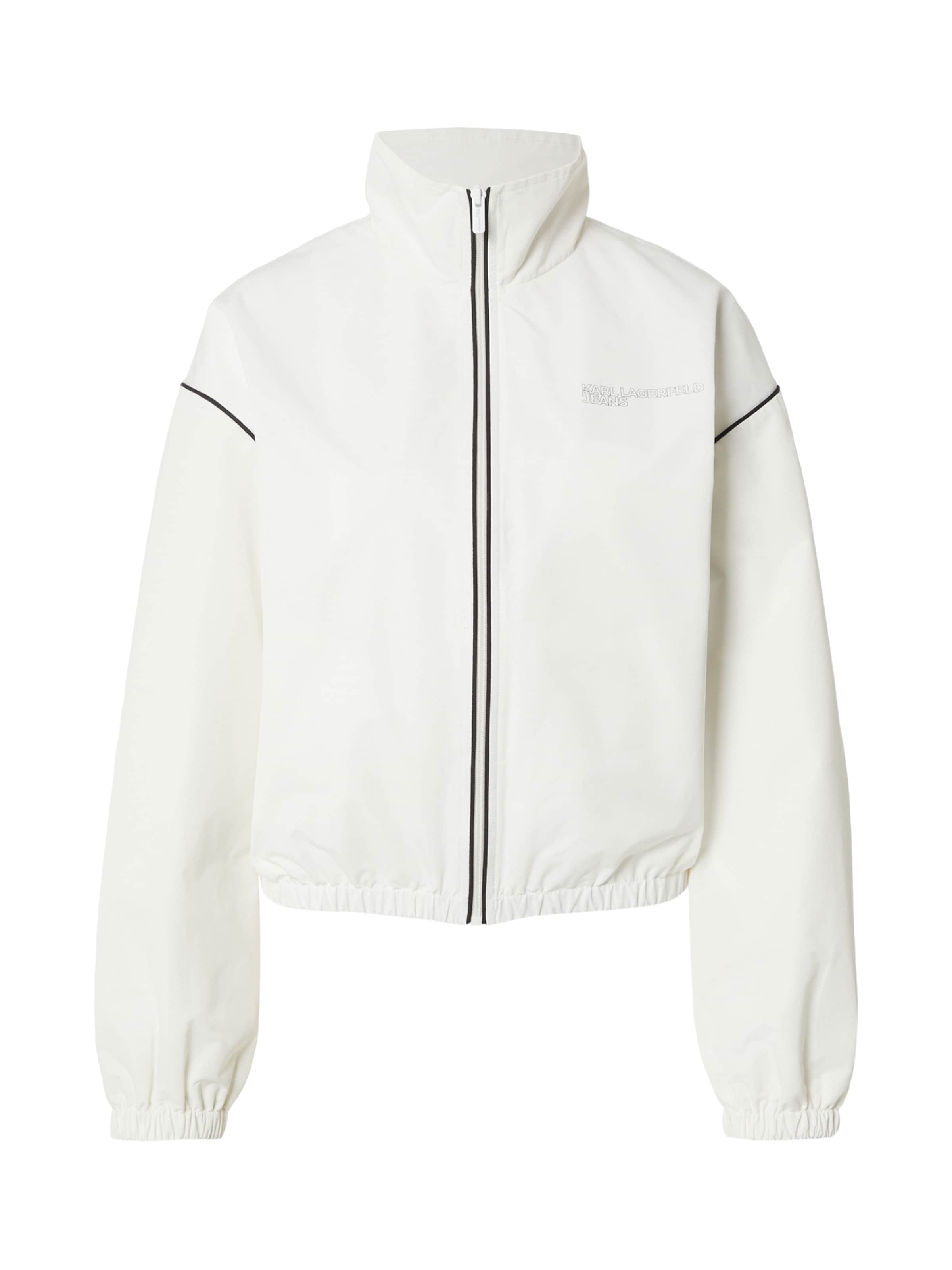 KARL LAGERFELD JEANS Övergångsjacka i vit: framsida