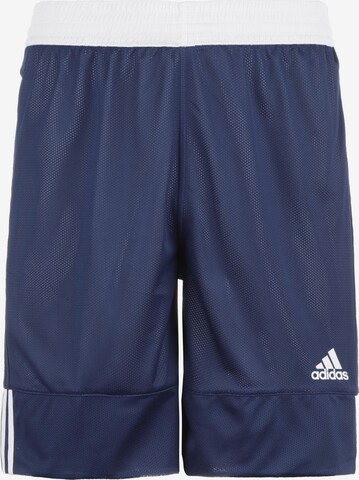Loosefit Pantalon de sport '3G Spee Rev' ADIDAS SPORTSWEAR en bleu : devant