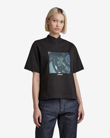 T-shirt G-Star RAW en noir : devant