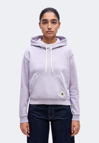 CONVERSE - Sweatshirt 'Chuck' em cinzento: frente