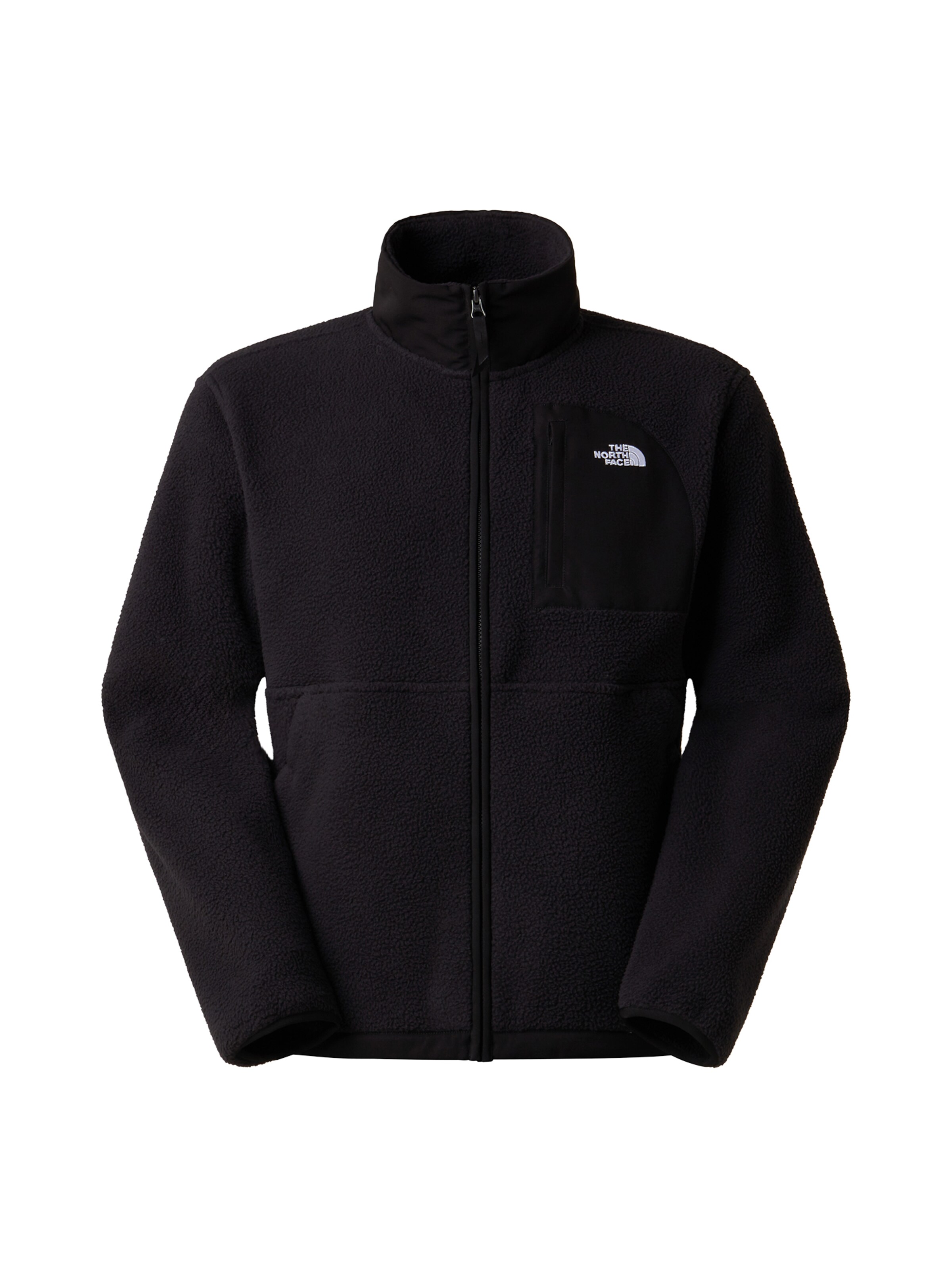 THE NORTH FACE Флисовая куртка 'Yumiori Off Peak' в Черный: спереди