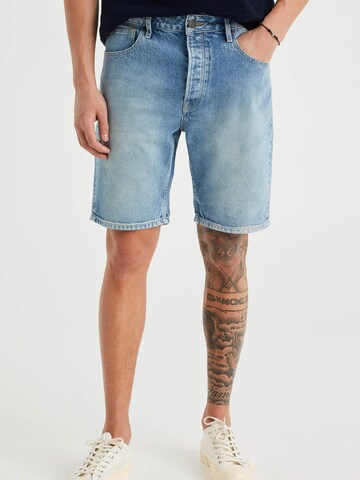 WE Fashion Loosefit Shorts in Blau: predná strana