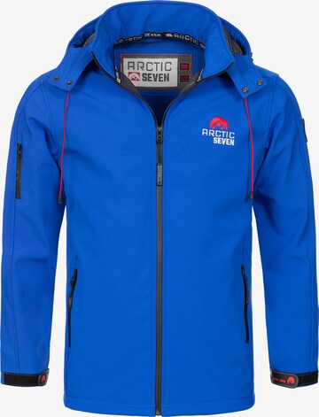 Arctic Seven Functionele jas in Blauw: voorkant