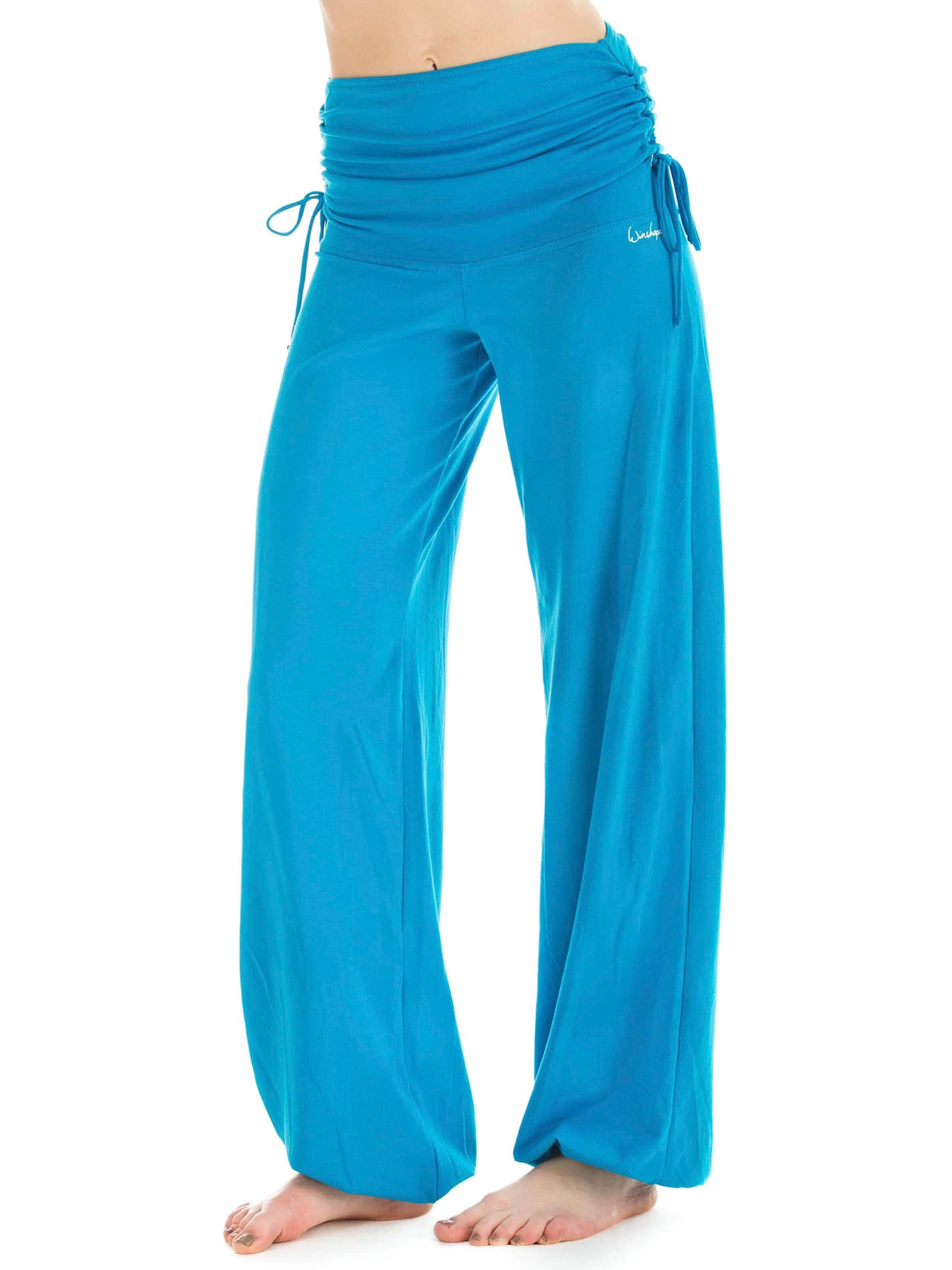 WinshapeTapered Sportske hlače 'WH1' - plava boja: prednji dio