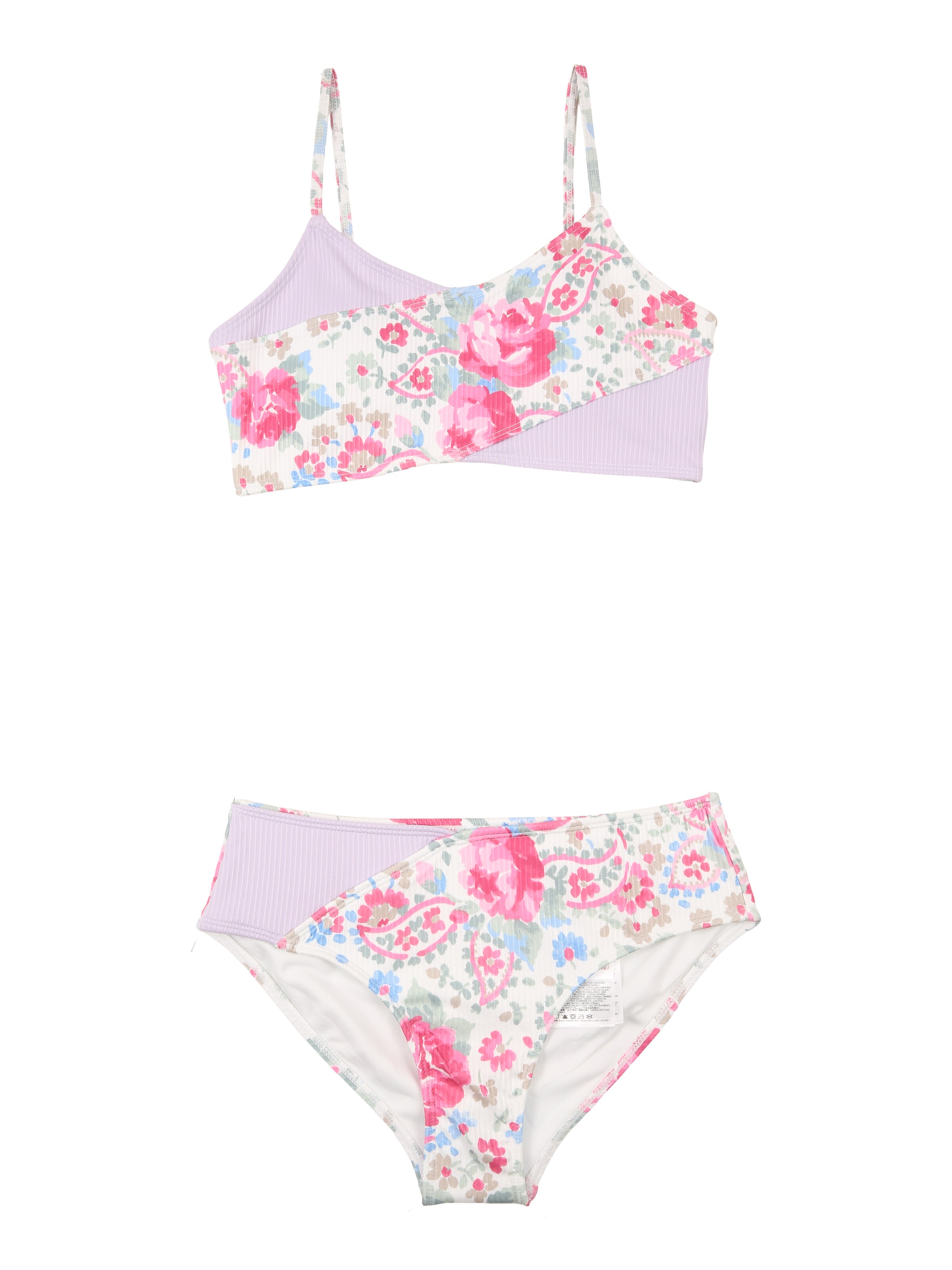 Abercrombie & Fitch Bustier Bikini w kolorze fioletowy: przód