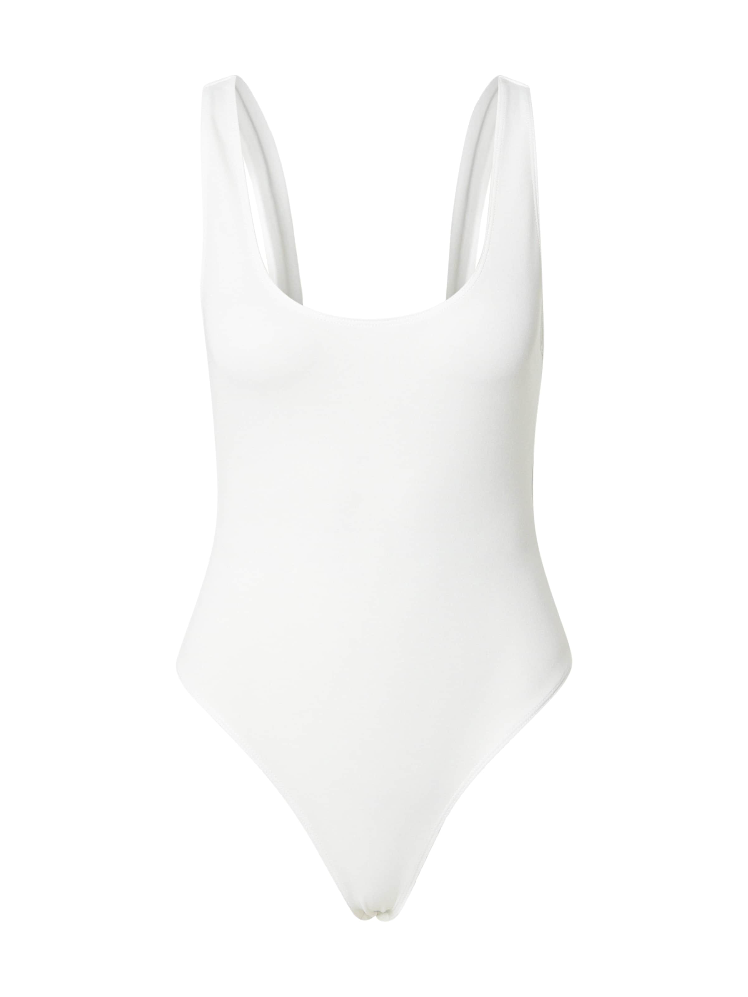 ABOUT YOU Блуза боди 'Erica' в бяло: отпред