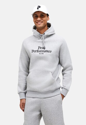 PEAK PERFORMANCE Sweatshirt in Grijs