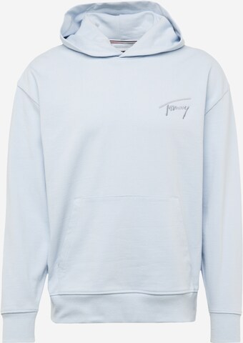 Tommy Jeans Zip-Up Hoodie in Blue: front