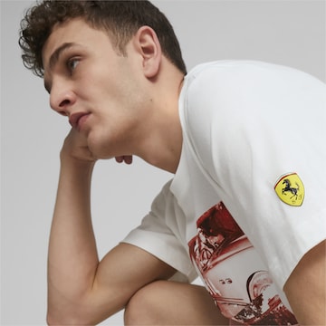 PUMA Performance Shirt 'Scuderia Ferrari Road Trip' in White