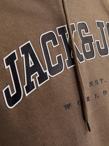 JACK & JONES - Sweatshirt 'JJECaleb' em castanho