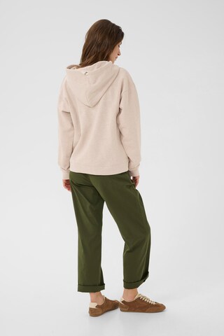 Cream Sweatshirt 'Mirabella' in Beige