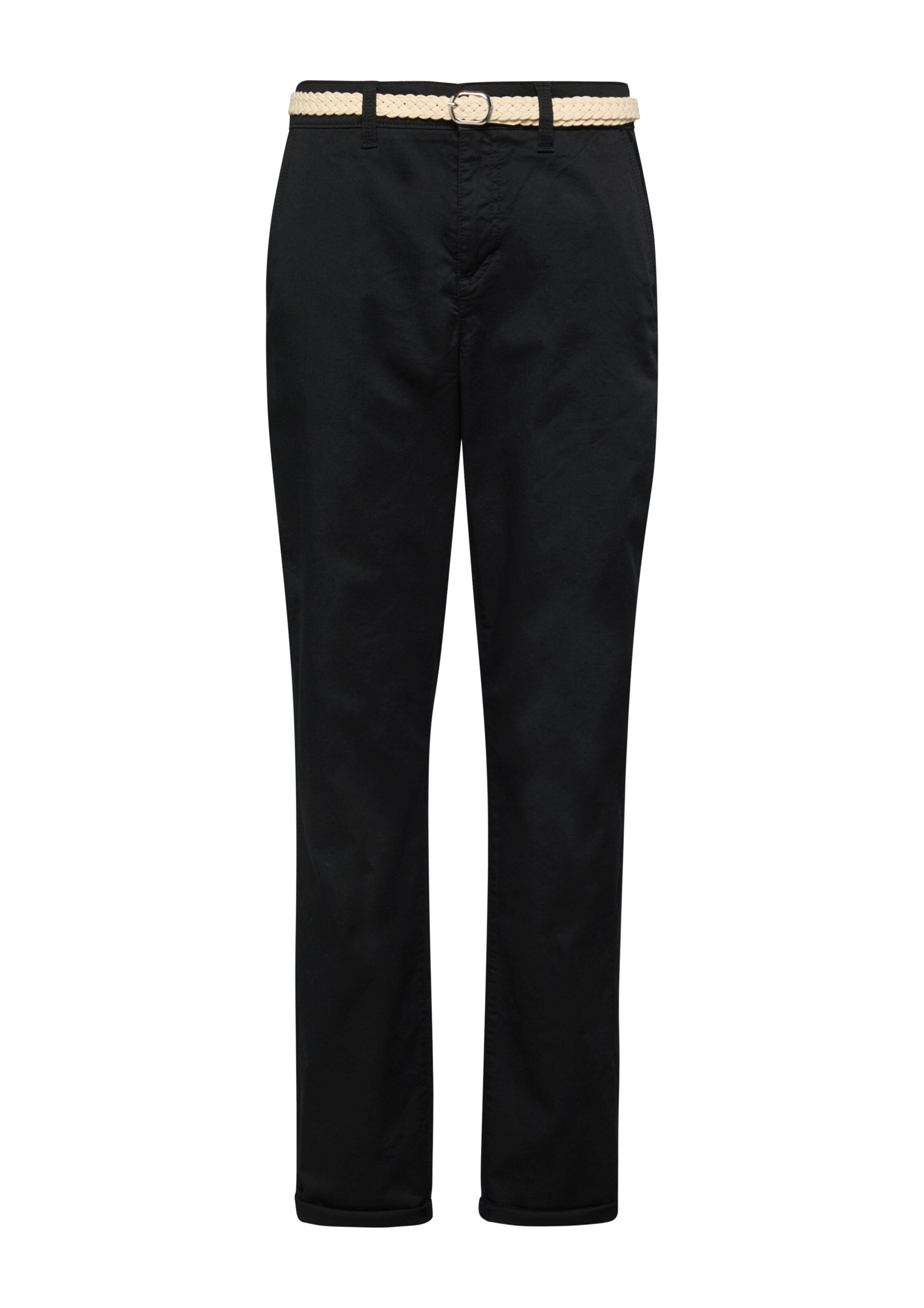 s.Oliver Hose in Schwarz: Vorderseite