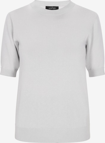 usha BLACK LABEL Sveter - Sivá: predná strana