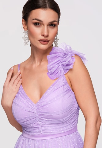 Robe de soirée Ombre en violet